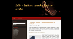 Desktop Screenshot of edda.com.pl